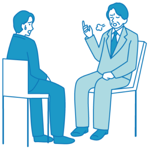 圧迫面接（男性）