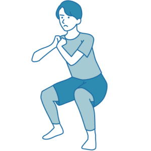 スクワット（男性）