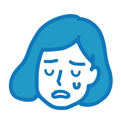 焦った女性イラスト2