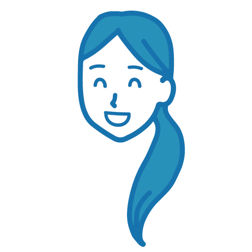 笑顔の女性イラスト2