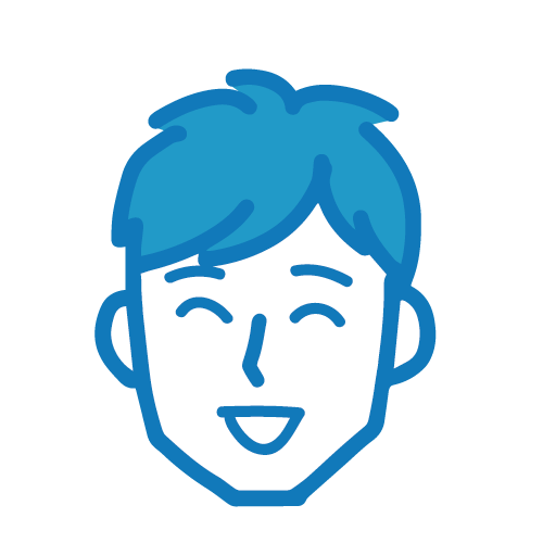 笑顔の男性イラスト1