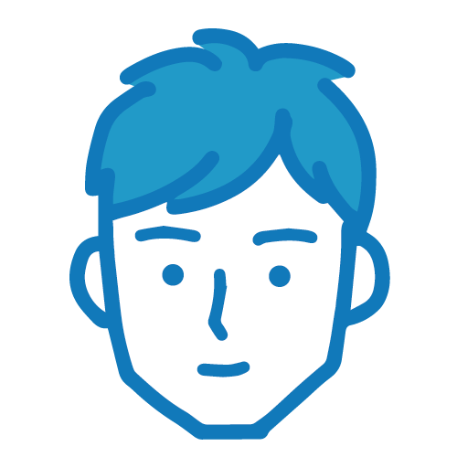 真顔の男性イラスト1