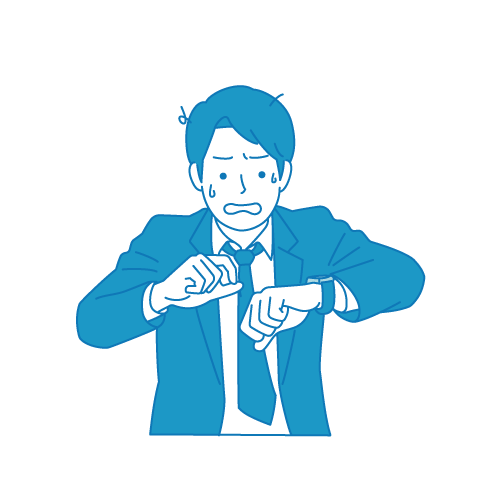 あたふたする人2