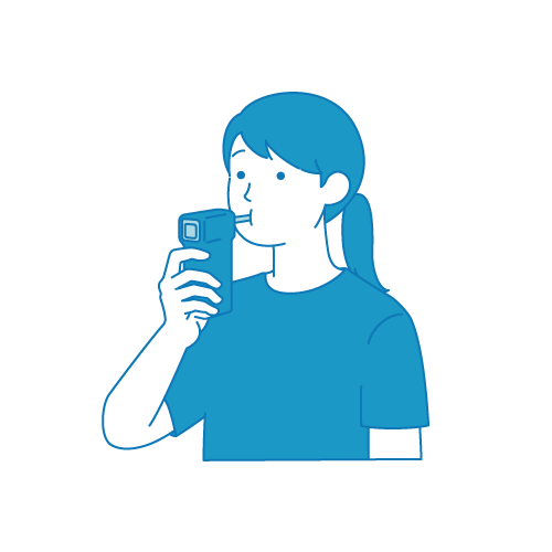 アルコールチェック_女性