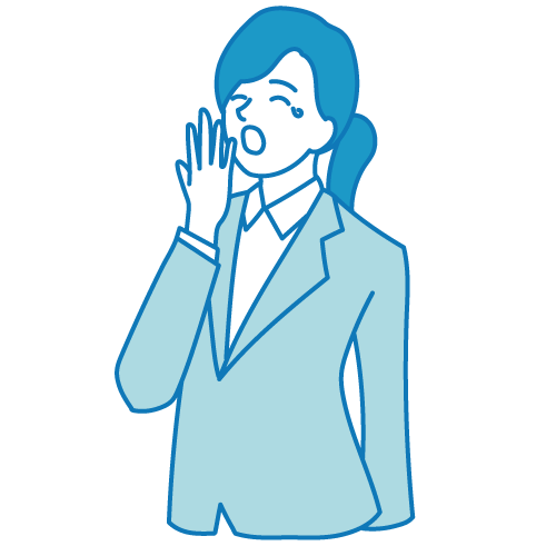 あくび（女性）