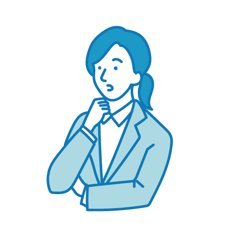 考える人（女性）