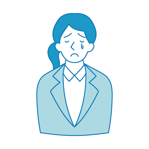 泣く（女性）