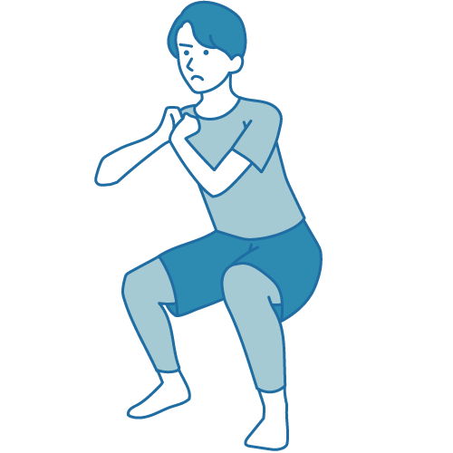 スクワット（男性）