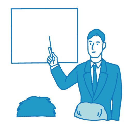 会議のスライドイラスト2