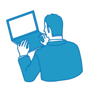 営業の男性イラスト(PC3)