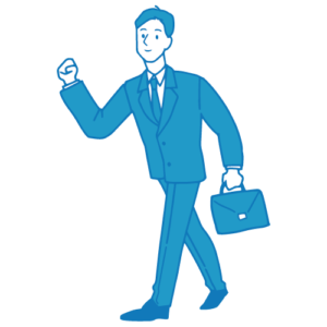 営業の男性イラスト(外回り)