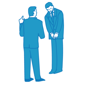 営業の男性イラスト(謝罪2・謝罪)