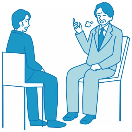 圧迫面接（男性）