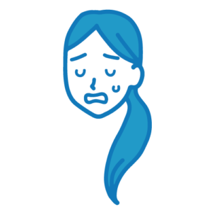 焦った女性イラスト1