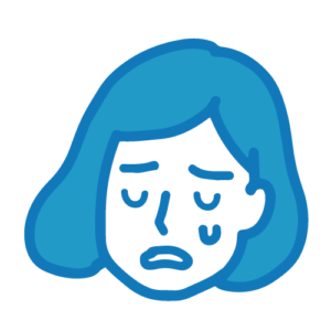 焦った女性イラスト2