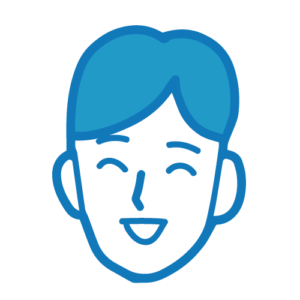 笑顔の男性イラスト3