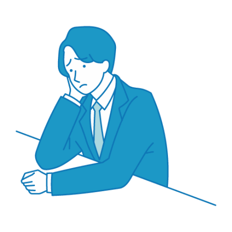 頬杖（男性・若い）